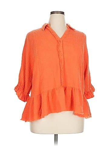Umgee 3/4 Sleeve Blouse (view 1)
