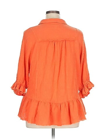 Umgee 3/4 Sleeve Blouse (view 2)