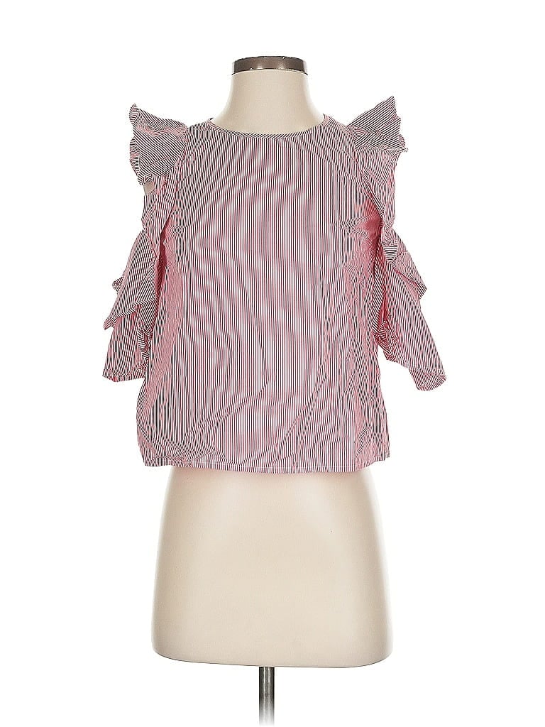 Click to view more detailed imagery on our partner's website Pre-owned Club Monaco 3/4 Sleeve Blouse In Pink