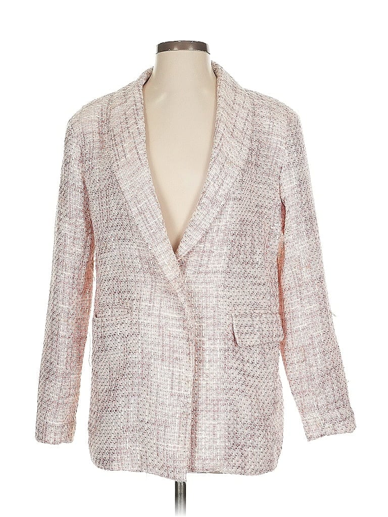 Pre-owned Shoedazzle Blazer Jacket In White
