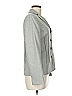 Le Suit 100% Polyester Gray Blazer Size 6 - photo 3