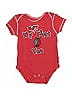 NBA 100% Cotton Red Short Sleeve Onesie Size 6-9 mo - photo 1
