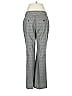 Ann Taylor LOFT Outlet Houndstooth Gray Dress Pants Size 8 - photo 2