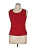 Chico's Design Solid Red Sweater Vest Size XL (3) - photo 1