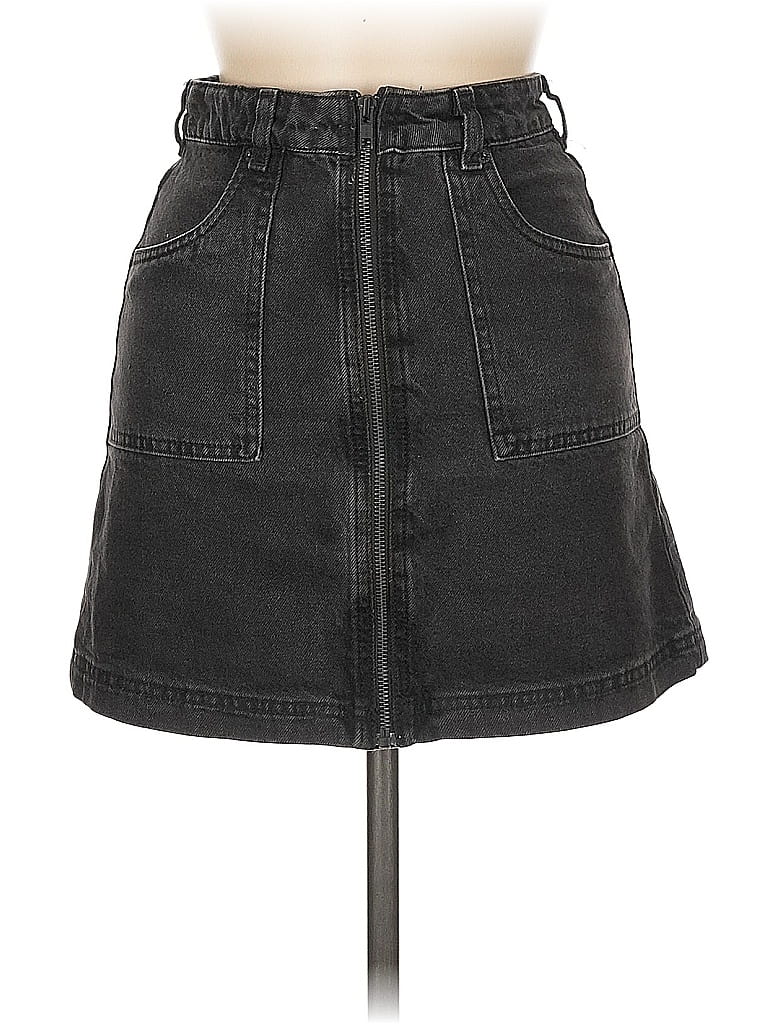 Pre-owned Jack Wills Denim Skirt In Black