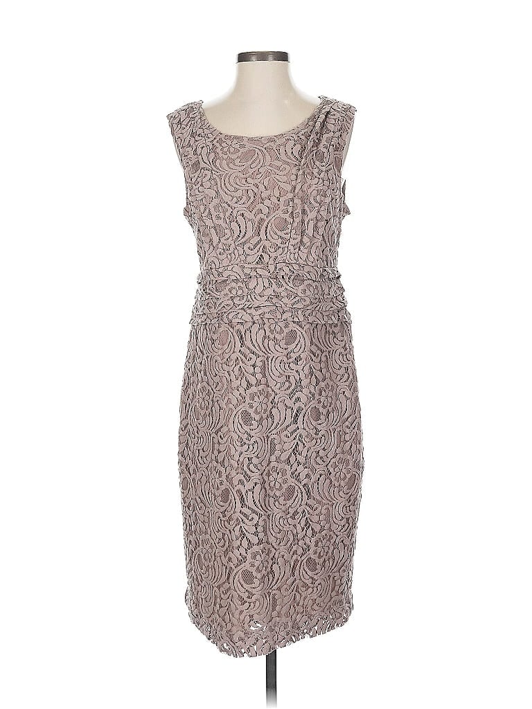 Pre-owned Eva Mendes By New York & Company Cocktail Dress In Gray