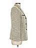 Le Suit Tweed Gray Blazer Size 10 - photo 3