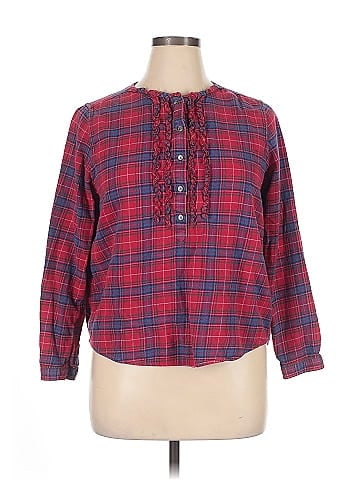 Lands' End 3/4 Sleeve Blouse (view 1)