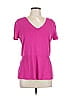 Ann Taylor Factory Solid Pink Pullover Sweater Size L - photo 1