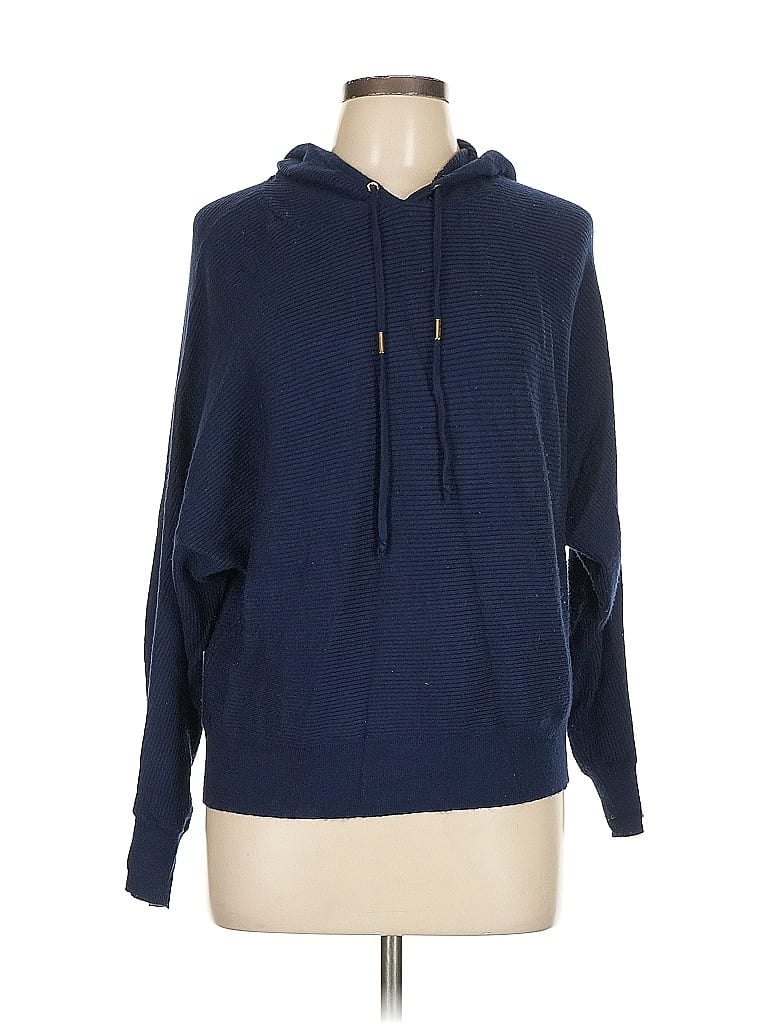 Pre-owned Chelsea & Theodore Pullover Sweater In Blue