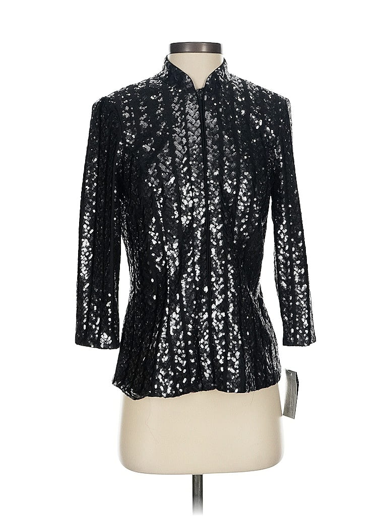 Alex Evenings 100% Polyester Black Jacket Size S - photo 1
