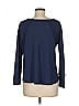Eri + Ali Blue Long Sleeve T-Shirt Size M - photo 2