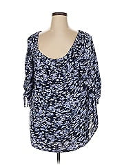 Terra & Sky 3/4 Sleeve Blouse