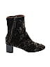 Chloé Black Green Crushed Velvet Lexie Boots Size EU 39 - photo 1