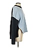 Stockholm Atelier & Other Stories 100% Cotton Color Block Blue Turtleneck Sweater Size XS - photo 3