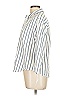 Velvet Heart Stripes Ivory 3/4 Sleeve Button-Down Shirt Size L - photo 4