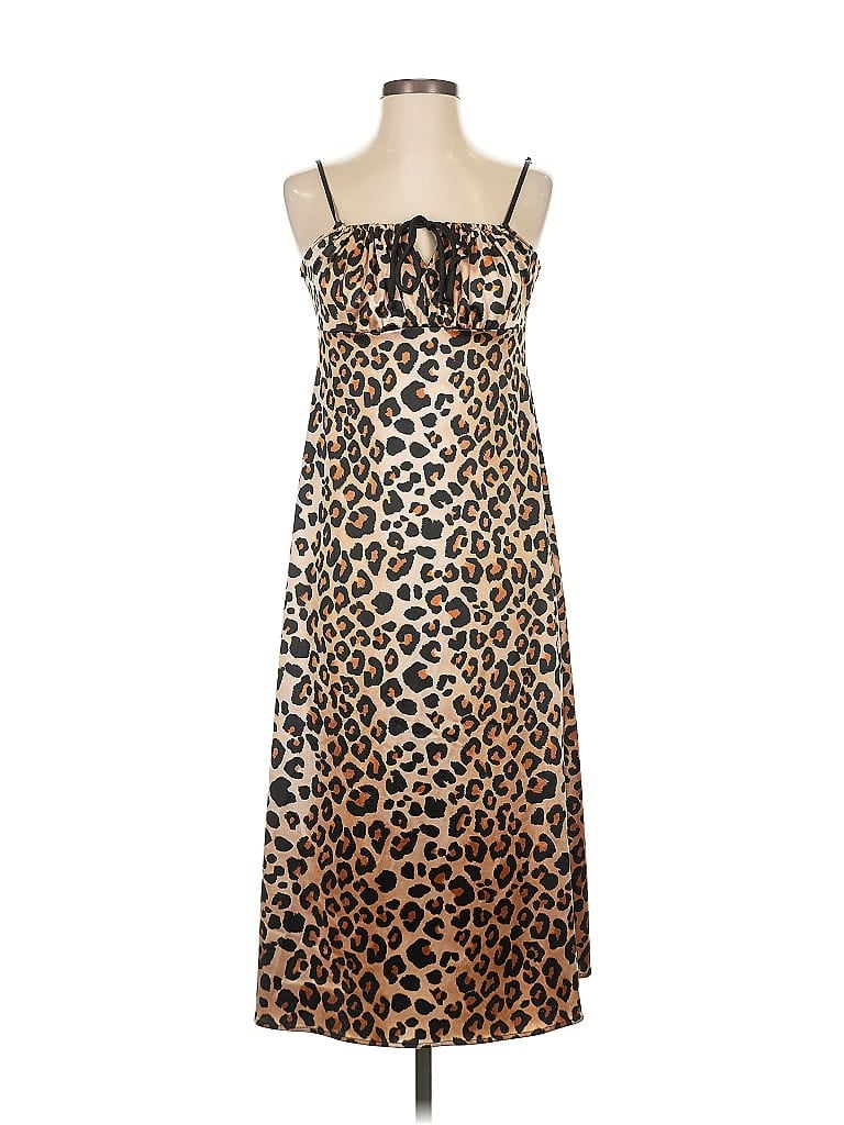 Pre-owned Nlt Cocktail Dress In Brown