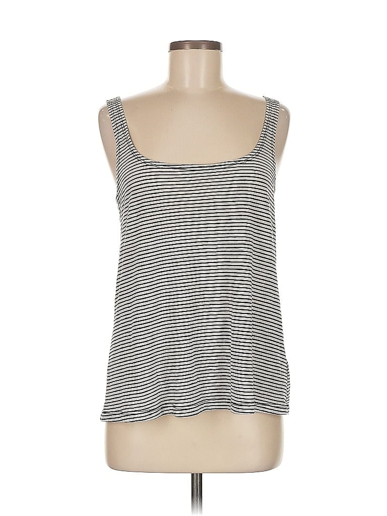 Pre-owned Old Navy Tank Top Gray Square Neckline Tops