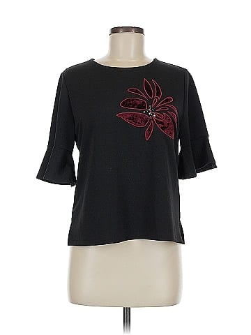 7th Avenue Design Studio New York & Company 3/4 Sleeve T-Shirt (view 1)