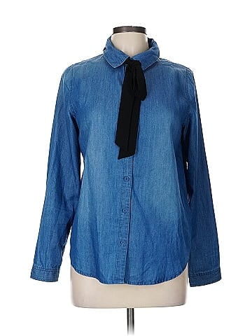 Kensie Long Sleeve Polo (view 1)