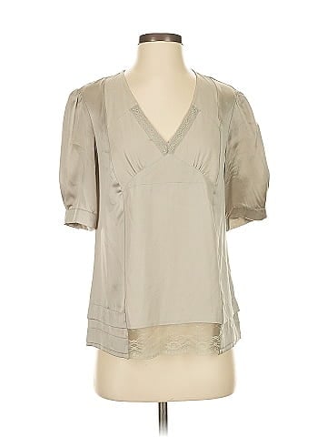 See By Chloé Short Sleeve Silk Top (view 1)