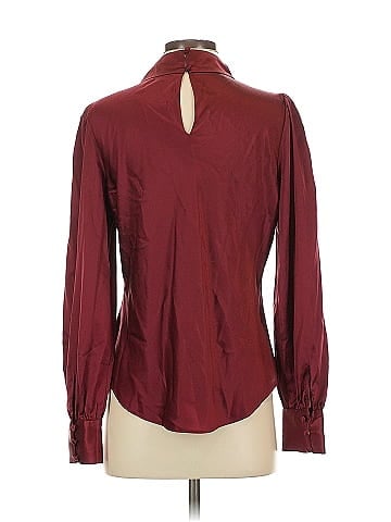Veronica Beard Long Sleeve Silk Top (view 2)