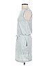 Lou & Grey Solid Gray Casual Dress Size XS - photo 4