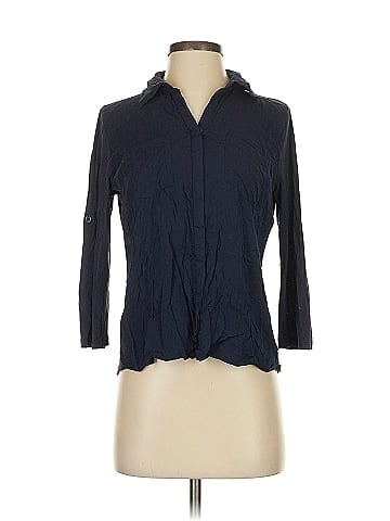 INC International Concepts 3/4 Sleeve Button-Down Shirt (view 1)
