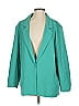 Nasty Gal Inc. 100% Polyester Teal Blazer Size 0 - photo 1