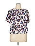 Terez Animal Print Ivory Short Sleeve T-Shirt Size XL - photo 1