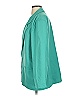 Nasty Gal Inc. 100% Polyester Teal Blazer Size 0 - photo 5