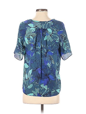 Rebecca Taylor Short Sleeve Silk Top (view 2)