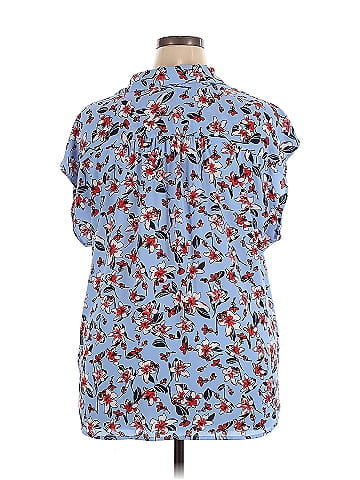 Roz & Ali Short Sleeve Blouse (view 2)