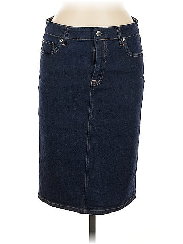 Lauren by Ralph Lauren Denim Skirt (view 1)
