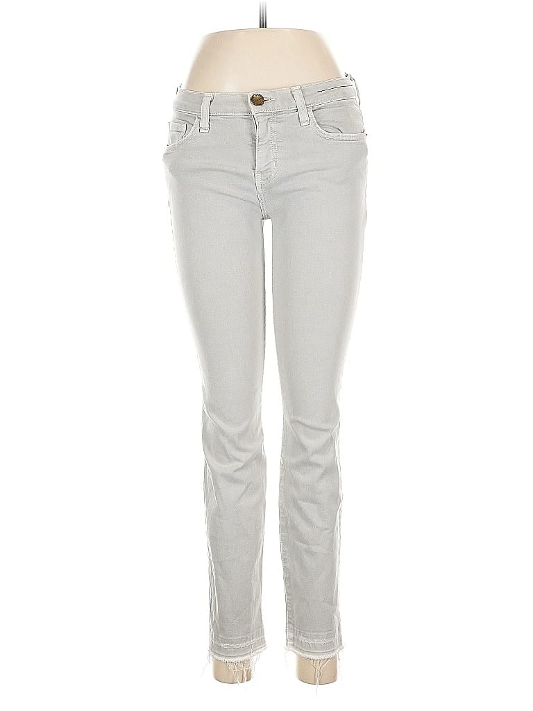 Current/Elliott Metallic Gray Jeans Size 28 waist - photo 1
