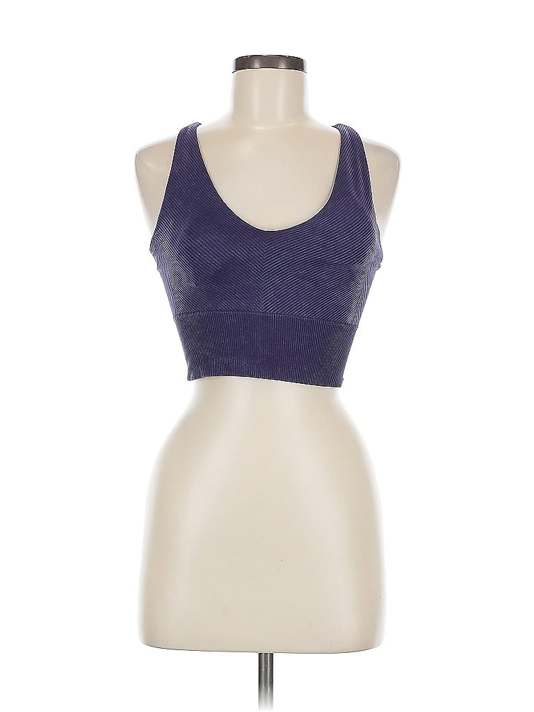 Pre-owned All In Motion Tank Top Purple Halter Neckline Tops