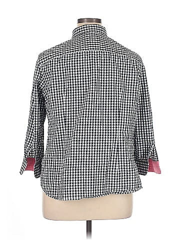 Lauren by Ralph Lauren 3/4 Sleeve Button-Down Shirt (view 2)