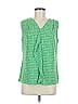 Roz & Ali Green Sleeveless Blouse Size M - photo 1