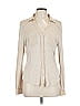 Bebe Ivory Tan Long Sleeve Blouse Size L - photo 1