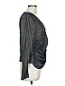 Worth 100% Cotton Gray Long Sleeve Top Size L - photo 3
