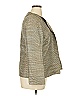 Kasper 100% Polyester Tweed Gold Blazer Size 16 - photo 3