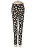 MNG Floral Black Casual Pants Size XS - photo 1