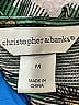 Christopher & Banks Floral Green Short Sleeve T-Shirt Size M - photo 3