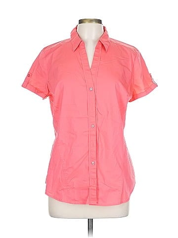 7th Avenue Design Studio New York & Company Short Sleeve Button-Down Shirt (view 1)