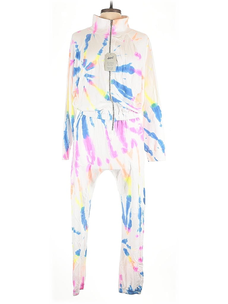 Pre-owned Lezat Jumpsuit In White