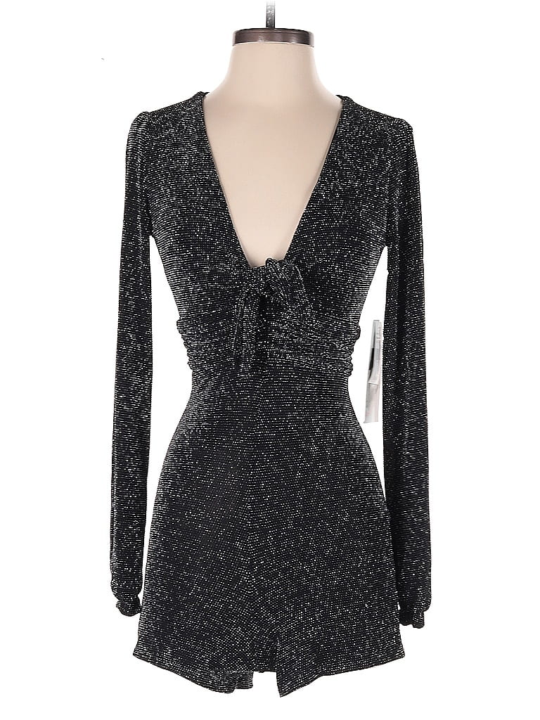 Honey And Rosie Romper In Black