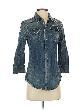 Diesel 3/4 Sleeve Button Down Shirt