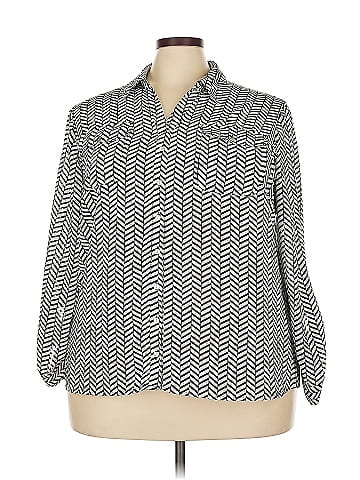 Notations Long Sleeve Blouse (view 1)