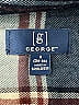 George Plaid Blue Long Sleeve Button-Down Shirt Size S - photo 7