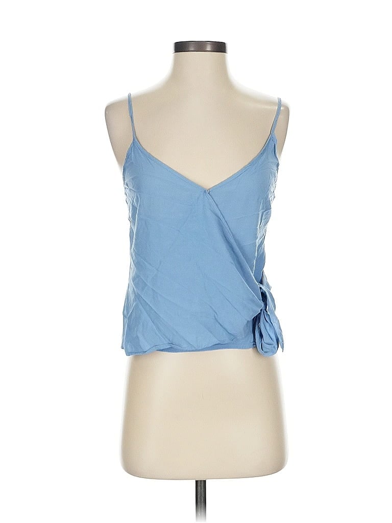 Pre-owned Lulus Sleeveless Top Blue Sweetheart Neckline Tops